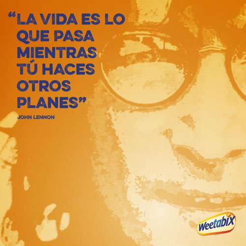weetabix_es's tweet photo. 🎶 Imagine all the people… living for today 🎶. Tal día como hoy nacía John Lennon en 1940. ¿Cuál de sus canciones es vuestra favorita? https://t.co/2wtUYHc2qq