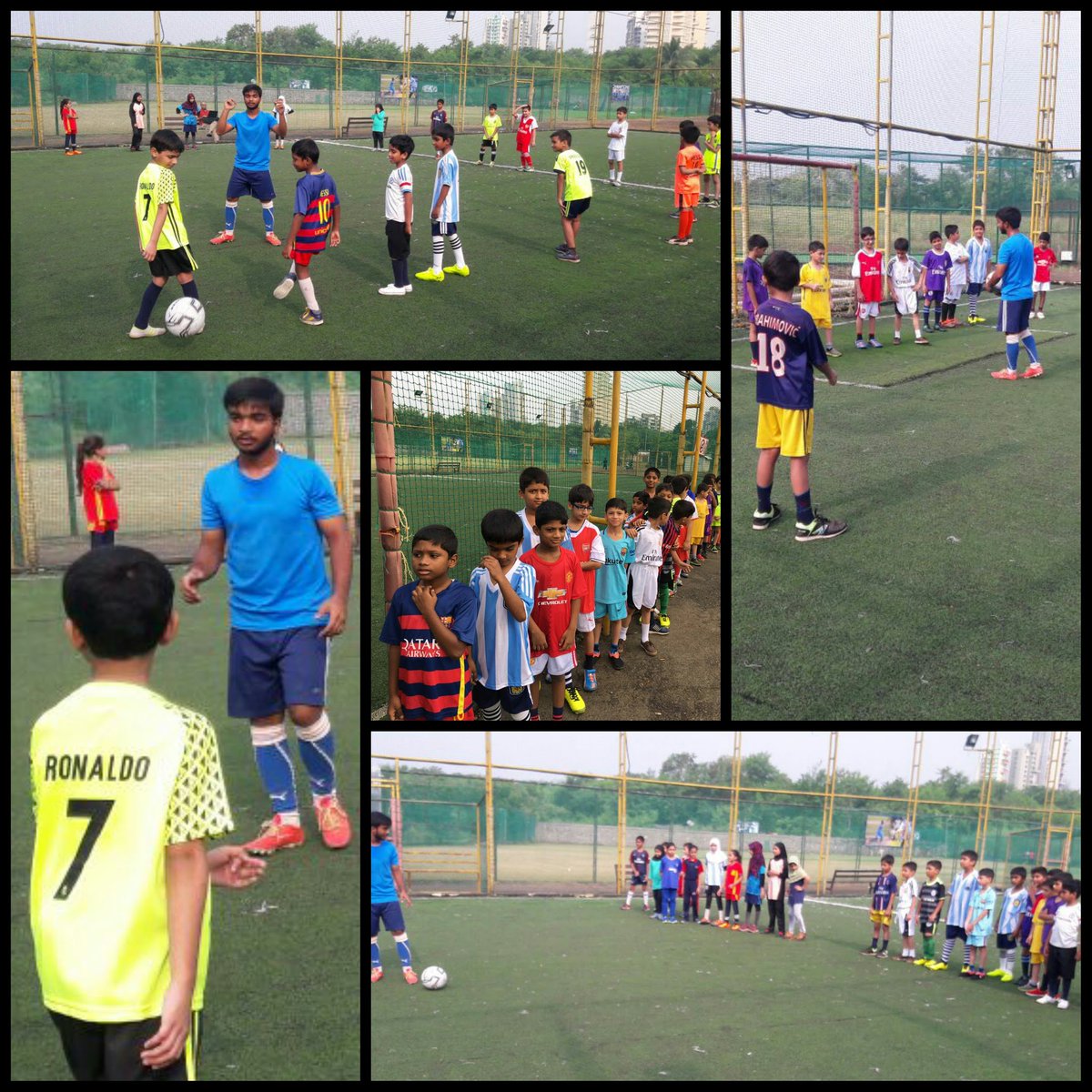 Redcamelschool's tweet photo. With #U17WorldCup #FIFA football season in India - @redcamelschool also had its #kick off #football training in search of our #future #Messi, #Ronaldo, #Neymar, or #Marta ! https://t.co/fi98EtyQ1J