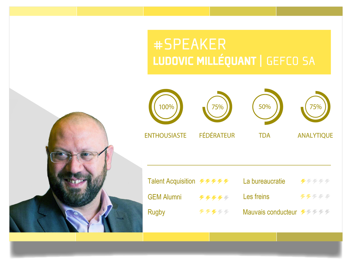 [DisruptRHParis] Découvrez l'un de nos speaker, Ludovic Millequant, Group Talent Sourcing Manager à GEFCO SA ! paris.disruptrh.fr