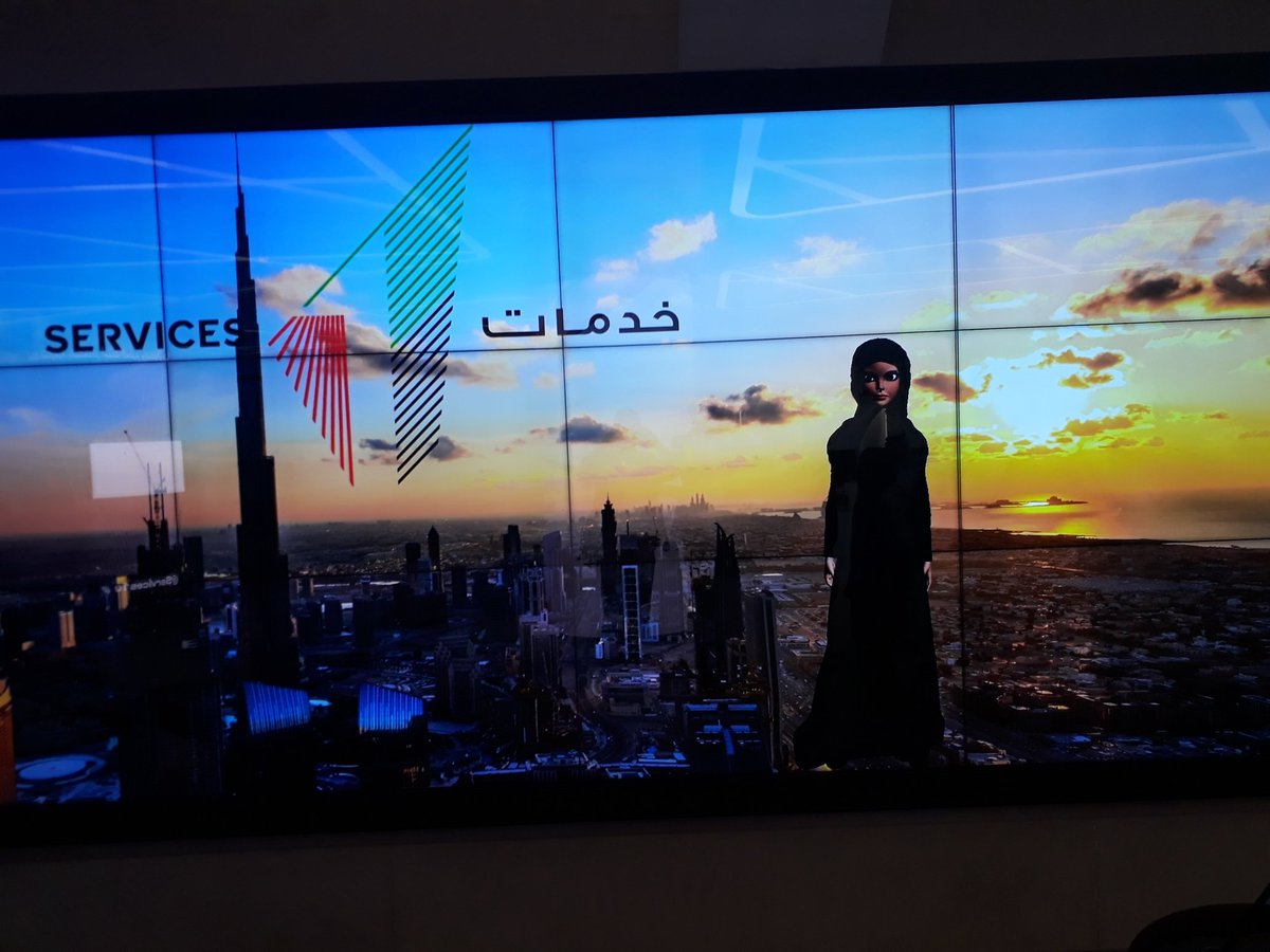 geoffmulgan's tweet photo. Why shouldn't a public service look like an Apple store? Government UAE style. https://t.co/6gE5jeI8p5