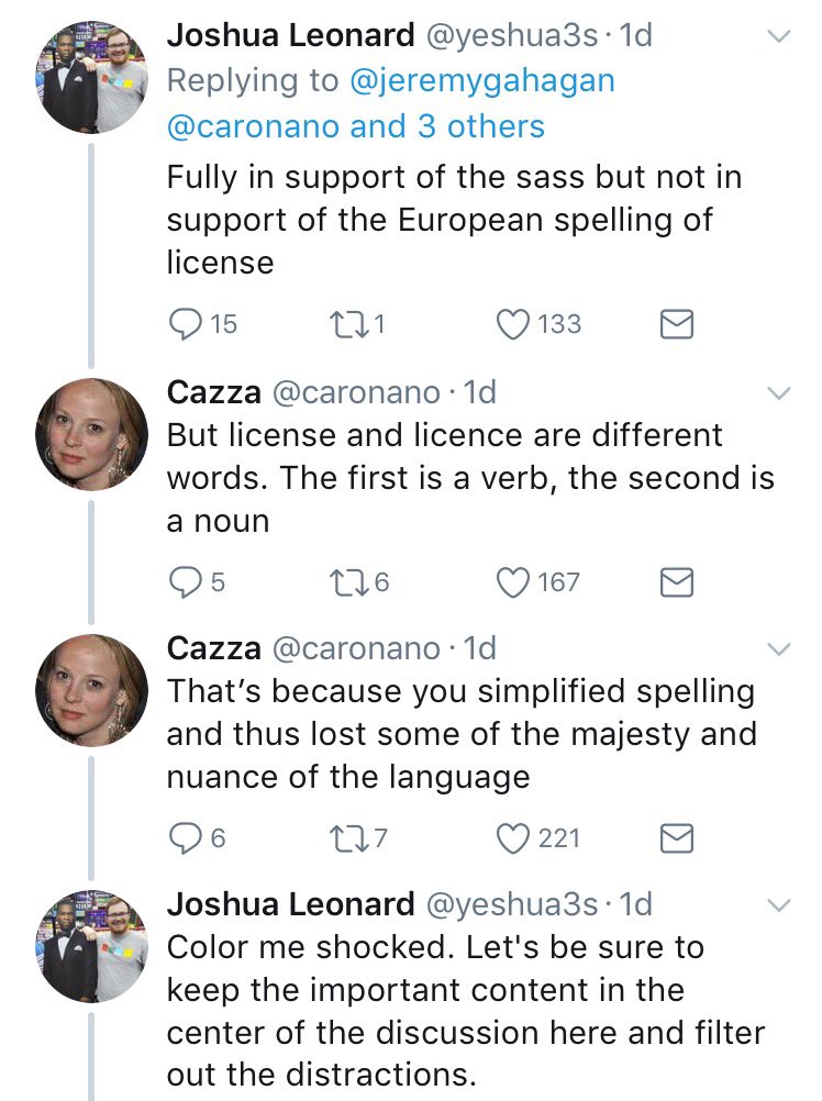 f_moncomble's tweet image. Twitter, where even an argument over gun control can turn into a debate on #language #variation…
#LanguageIsEverywhere #LLCER2 CGD