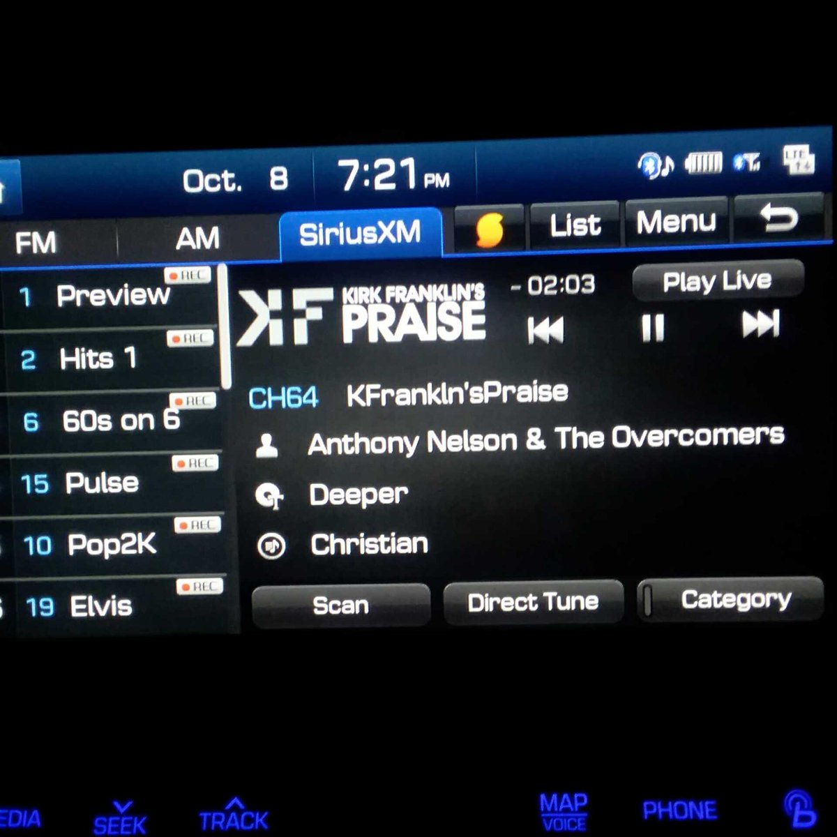 gospelupdates's tweet photo. @SIRIUSXM #SiriusXM @kirkfranklin #KirkFranklinsPraise thank you for playing my friends @singovercomers #Deeper on your station! https://t.co/7GQcB9fgHf