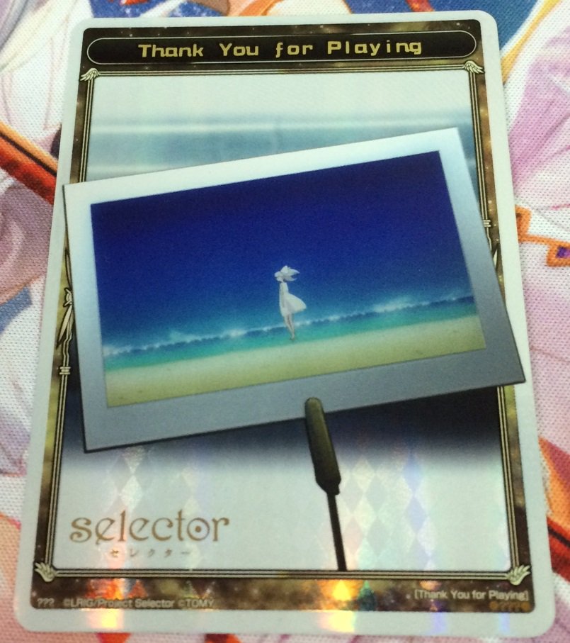 ☆激レア入手困難☆WIXOSS thank you for playingカード