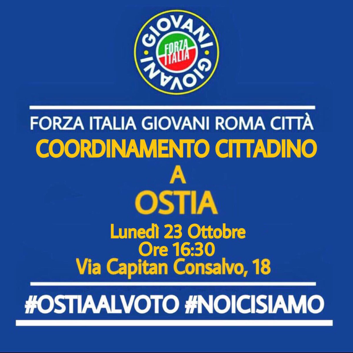 figiovanilazio's tweet photo. Ecco il nostro #CalendarioAutunnoAzzurro! 
Mix #Territorio - #Contenuti: #OstiaAlVoto•#Mobilita'•
#Sanita•#Cultura•#Decoro 
@AngieCalabria https://t.co/PXgtd4D2RE