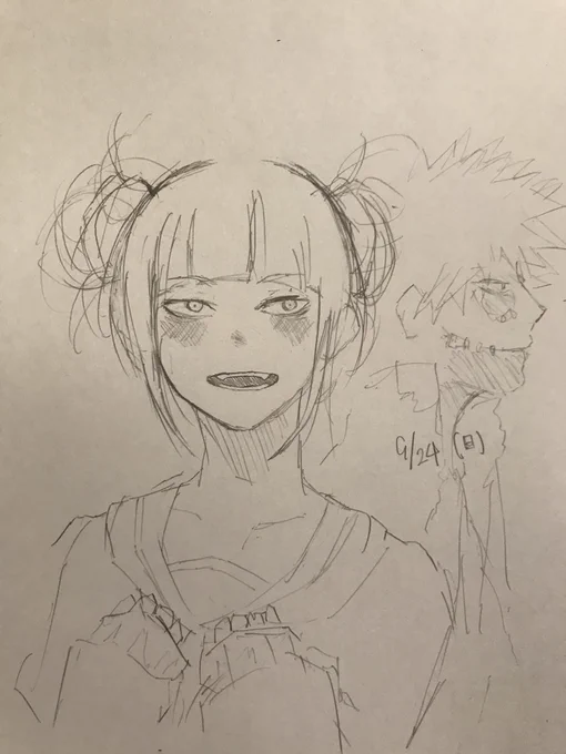 アナログ下書き→デジタル完成までに急激に絵柄変わるタイプなんですよ 