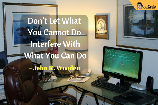 UniGeeksTeam's tweet photo. Don’t Let What You Cannot Do Interfere With What You Can Do.
- John R Wooden
#unigeeks #MotivationalQuotes #webdesign https://t.co/S4JH5HJD36