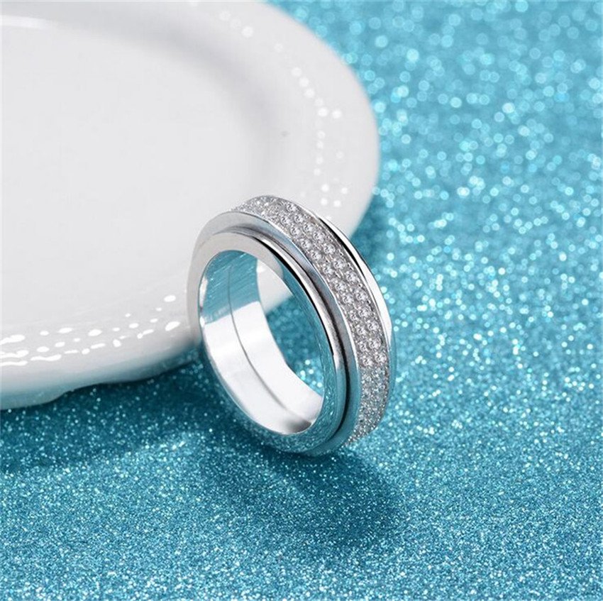 Amazon_Jewelry1's tweet photo. #Dropshipping  #Cz Crystal Ring #Wedding Ring Band #Wide Rings #Ring for Men Women #Rotatable Spinner Rings $5.11 https://t.co/NWIW4ZDIhY https://t.co/PI8ErPHZRR