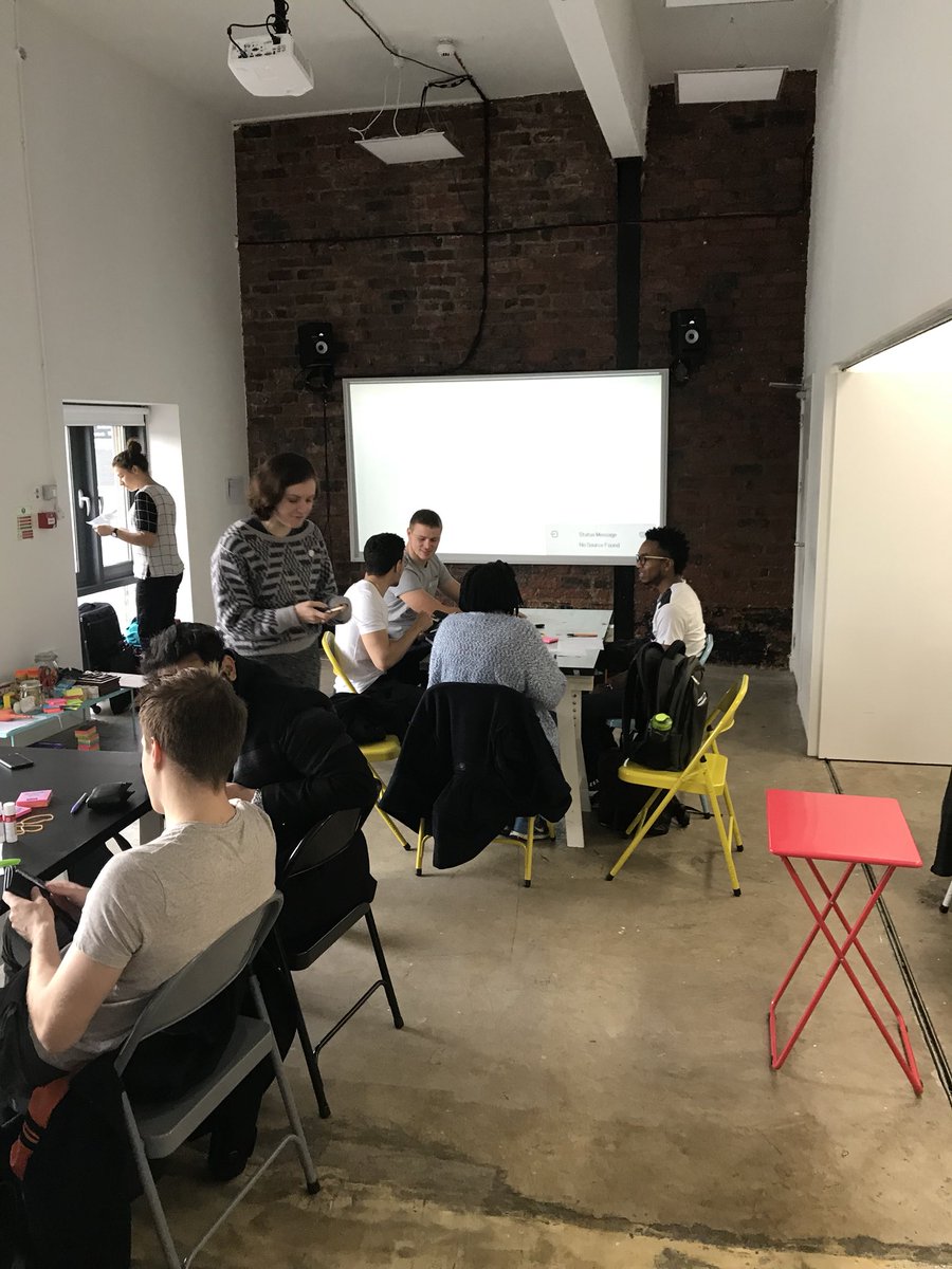 DominicChalmers's tweet photo. Day 1 of #designlab for the MscEIT students with @wearesnook  @StrathBusiness @StrathHCE https://t.co/p4po2qlVLC