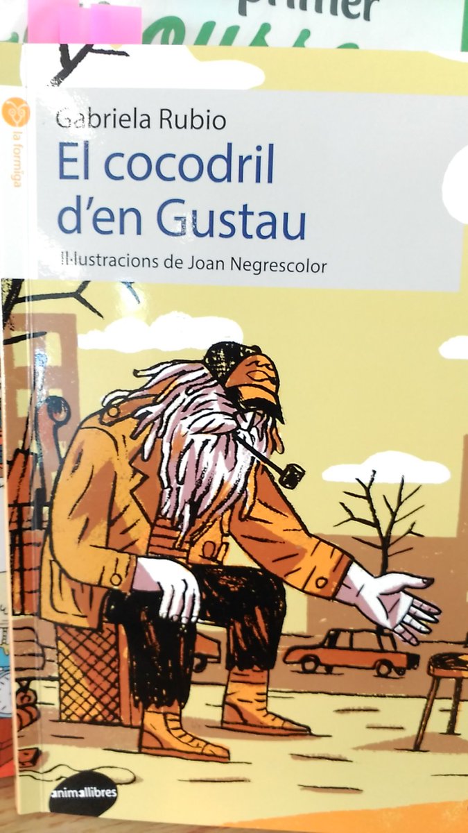 projecteloc's tweet photo. @projecteloc  #cornellaCiutat.lectora la Rosa presentan El cocodril d'en Gustaría als 4t de l'escola Martínet https://t.co/4hr4ckdxlD