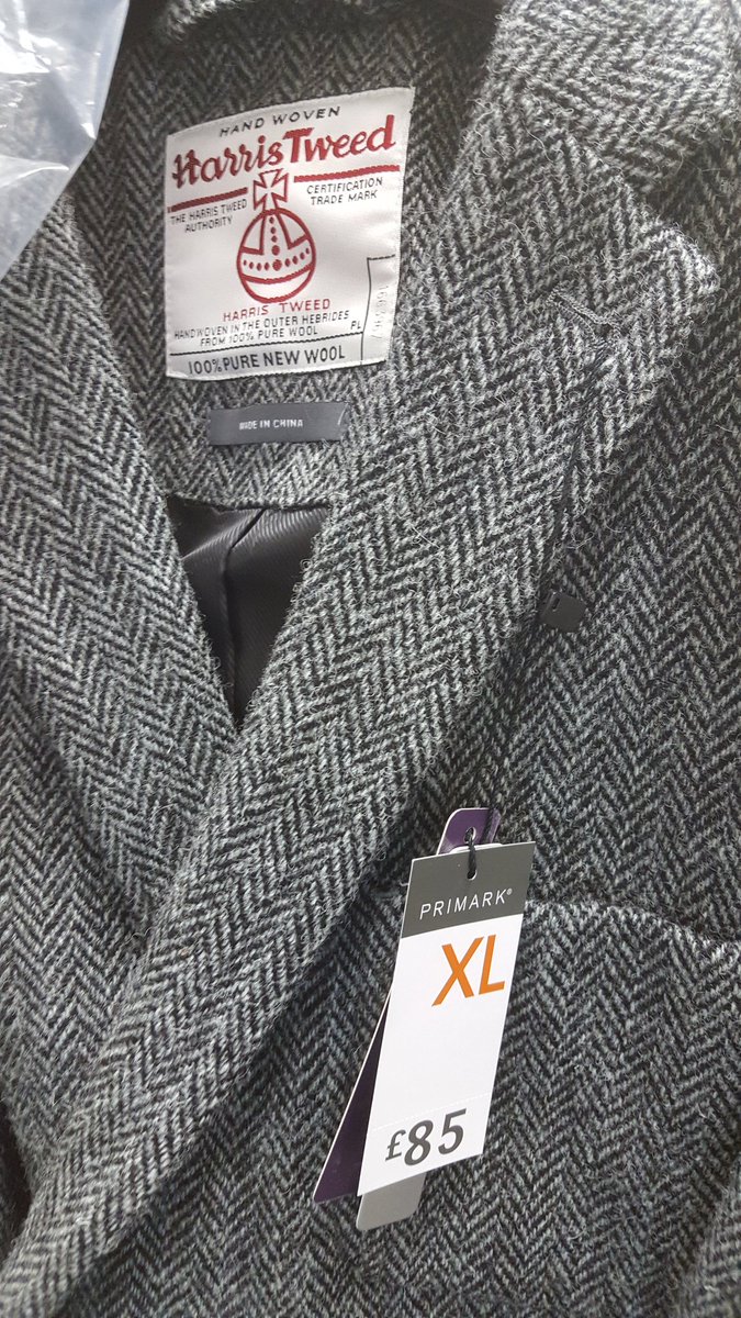 harris tweed jackets primark