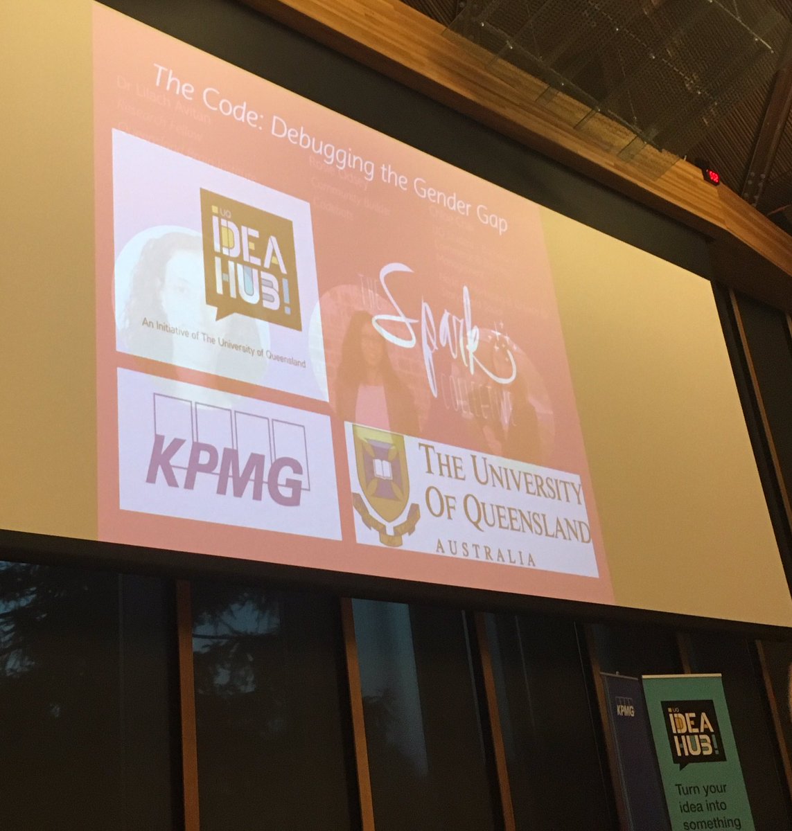 hayleyjlock's tweet photo. At UQ St Lucia for another #thesparkcollective x @UQIdeasHub event - screening The Code: Debugging The Gender Gap https://t.co/2HNBDLvtBl