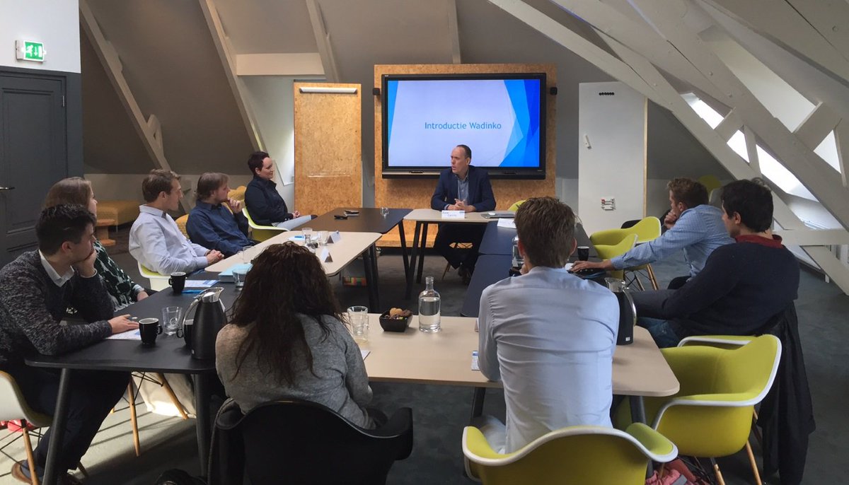 WimmBV's tweet photo. De nieuwe lichting is net begonnen met hun Kick-off. Ze zijn er helemaal klaar voor! https://t.co/1vshawIPCu