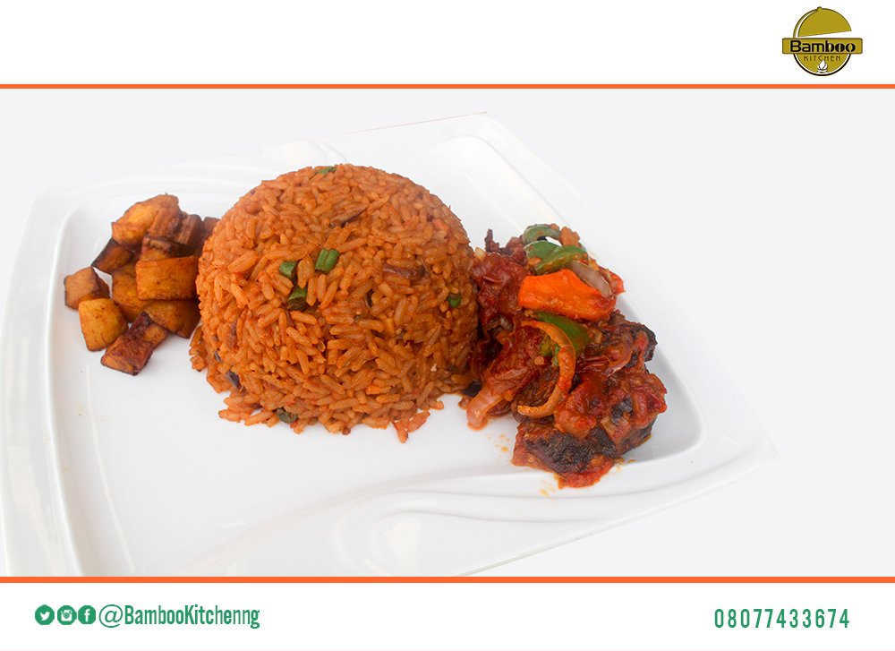 BambooKitchenng's tweet photo. People often disappoints, Jollof rice doesn't - #TagAFriend

#BambooKitchen #JollofRice https://t.co/akJC4L7Iph