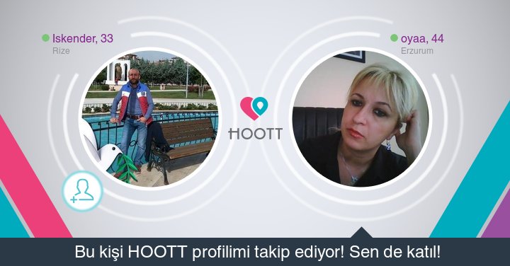 #HOOTTapp HOOTT süper! Takipçilerime gözat hemen. HOOTT ile eğlen! goo.gl/jPUaB0