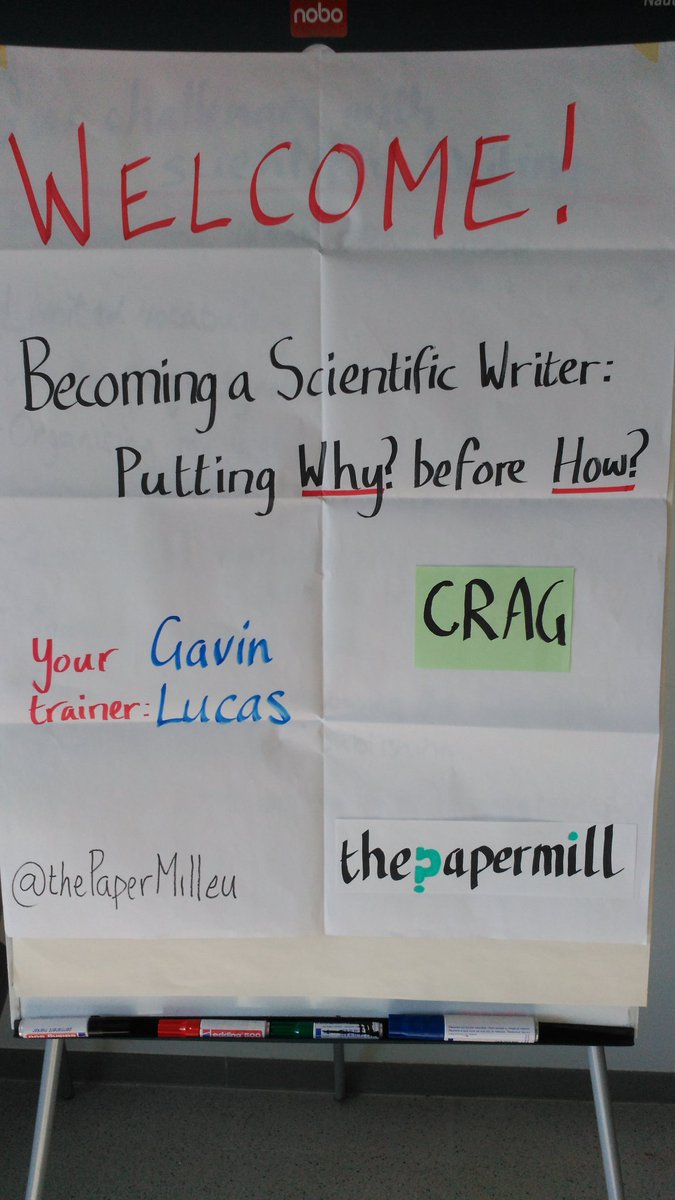 tpmscience's tweet photo. Discussing the purposes of parts of papers - thinking about 'why' is more powerful than learning 'how'. Scientific Writing at @CRAGENOMICA https://t.co/IyMW5W5eoE
