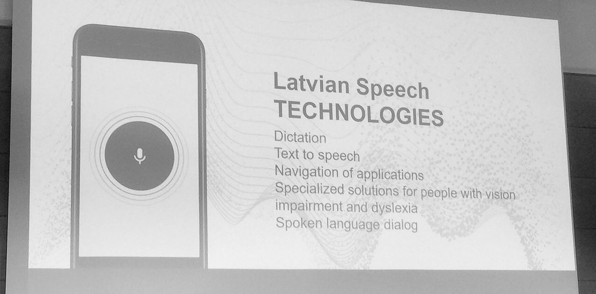 melynmelyn's tweet photo. Blaenoriaethau technoleg iaith #Latvia < Andrejs Vasiljevs @TildeCom yn #lt2017 https://t.co/rYcsnOMk6s