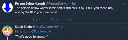 Who could Nexflix and Chill Sarah?