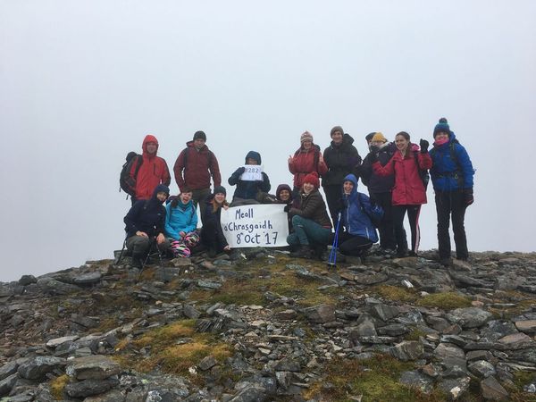 AberdeenYW's tweet photo. On Sunday 16 AYWers joined one of our walk leaders, Owain, for his FINAL MUNRO - Meall a'Chrasgaidh. Congrats to @owainbristow! https://t.co/kdq3oeh54J