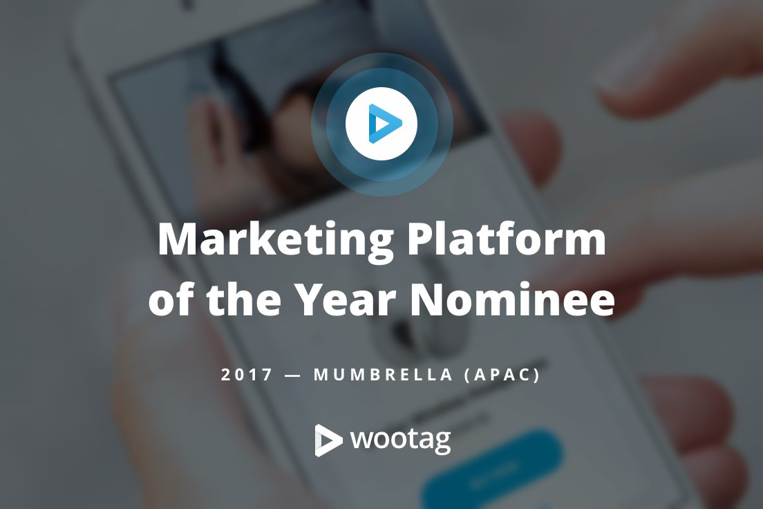 wootag's tweet image. Wootag nominated for Mumbrella Asia Awards’ Marketing Technology Company of the Year 
#gobeyondviews #humantouch @wootag