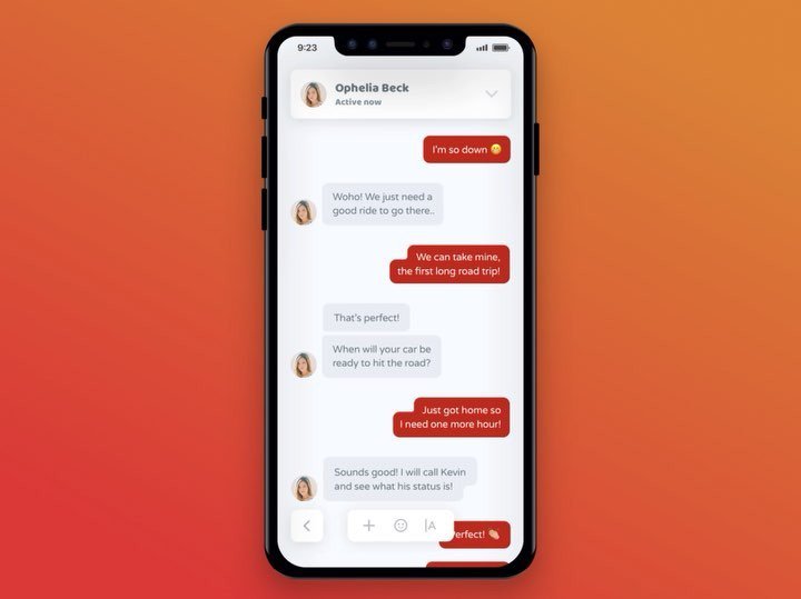 UXigers's tweet photo. iPhone X Chat Interaction animation by @wellgraf | Found on @dribbble⠀
.⠀
.⠀
.⠀
.⠀
.⠀
.⠀
.⠀
#uxigers #ux #ui #design #designer #userinterfa… https://t.co/yF49q8r7db