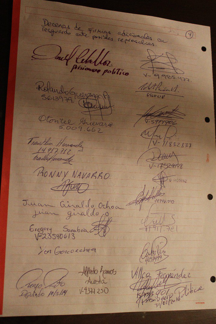 Presos políticos al pueblo venezolano:“No votamos porque estemos en democracia, votamos porque no renunciamos a ella” #El15VotoPorLaLibertad