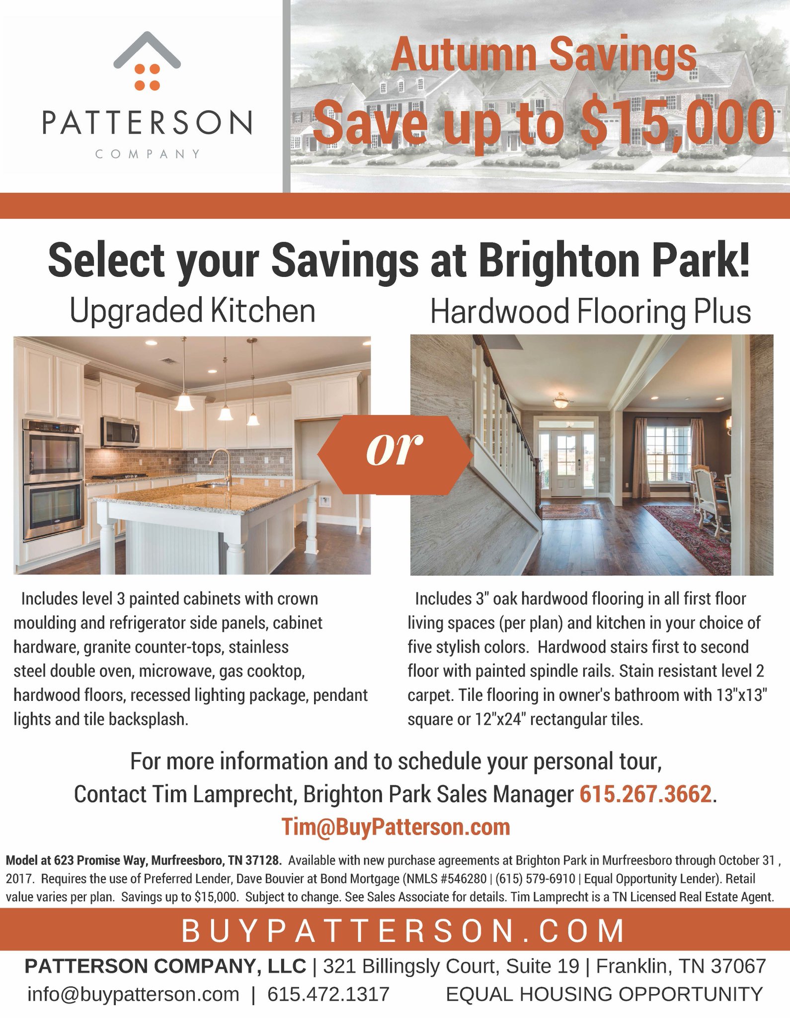 spaces franklin tn on Patterson Company On Twitter Brighton Park Murfreesboro Autumn Special Extended Through Oct 31 Save Up To 15 000 Https T Co Zrj2qurymp
