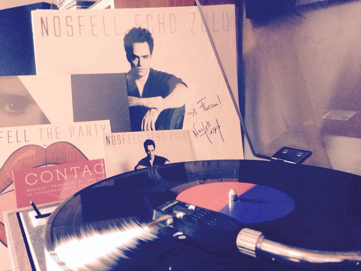 florian_garcia1's tweet photo. Sur ma platine cet après-midi, #EchoZulu, le tout nouveau #Nosfell :) Et merci @nosfell pour la dédicace ! https://t.co/6CCg5mZtkY