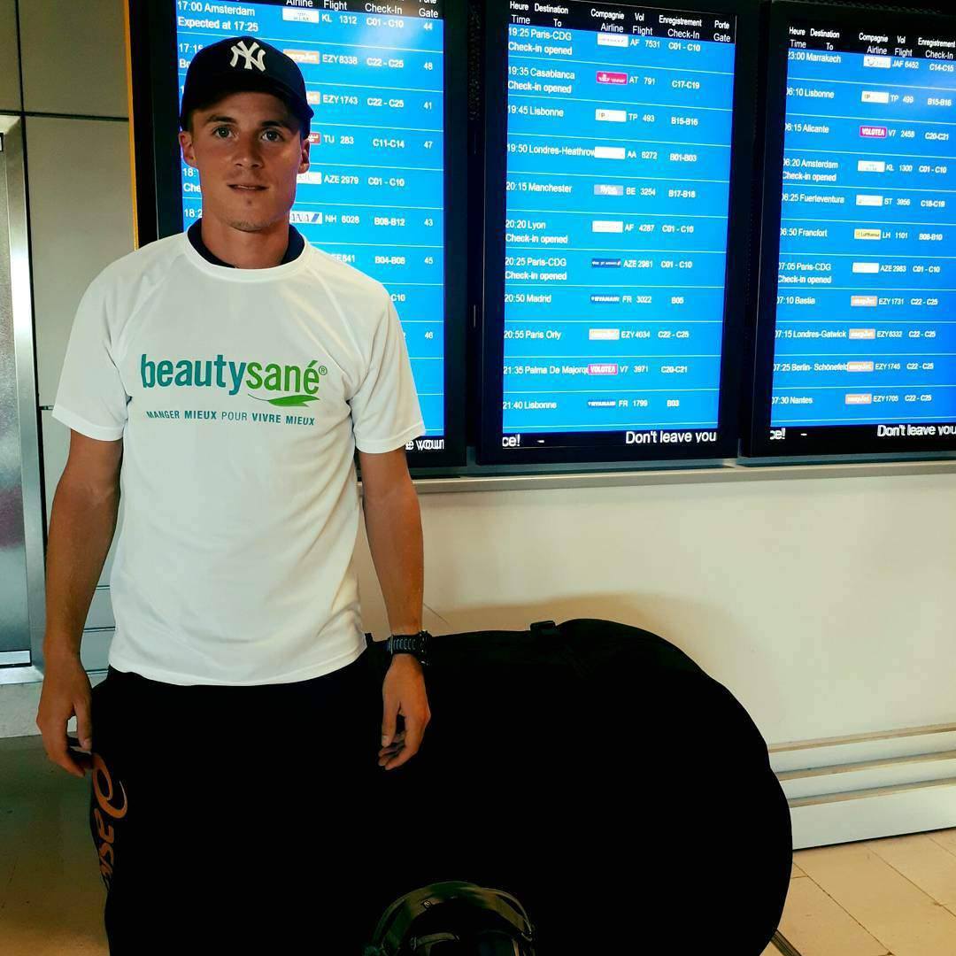 Tom Ralite est prêt pour les championnats du monde #Ironman 2017 qui se dérouleront bientôt à #Hawaii 💪Et Beautysané est du #voyage ! 😉