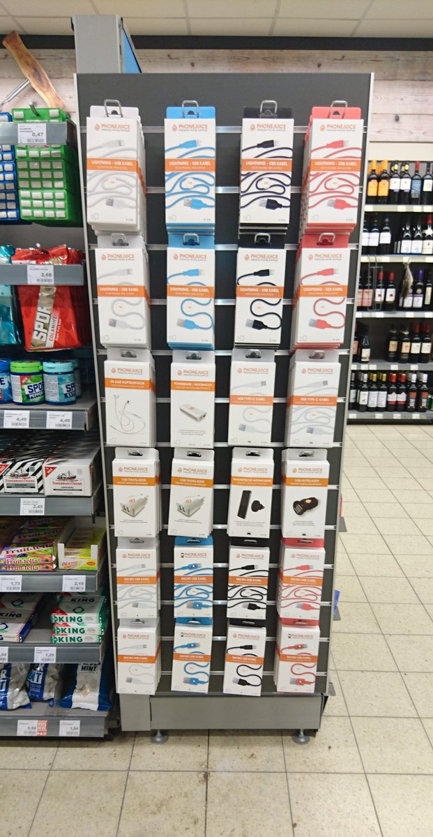 Voor jouw telefoon of tablet het snoertje of oplader kwijt of stuk? Nu bij de Spar allemaal te koop. Met 2 jaar garantie #arcen #phonejuice