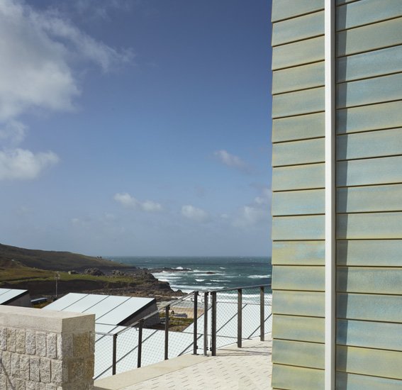 #TateStIves' dazzling new #art space by <a href="/JamieFobertArch/">Jamie Fobert Architects</a> #Architects opens 14th: <a href="/FroyleTiles/">Froyle Tiles</a> had a hand in that great #ceramic cladding