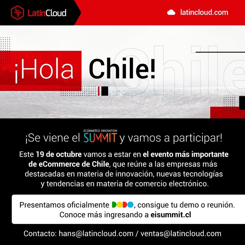 Seguimos recorriendo la región! En esta oportunidad, vamos a visitar Chile, para participar del eCommerce Innovation Summit .