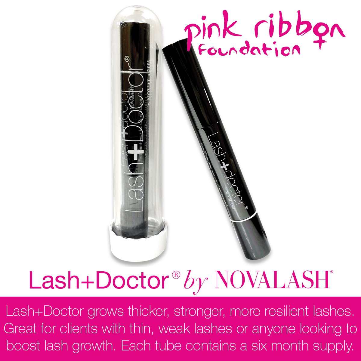 NovaLashLondon's tweet photo. Win a FREE Lash+Doctor. Follow us &amp; @pinkribbonfound then retweet to enter. Winner chosen Oct 31. #BCAM2017 #teamprf #lashes #brows https://t.co/6ymsmlWOab