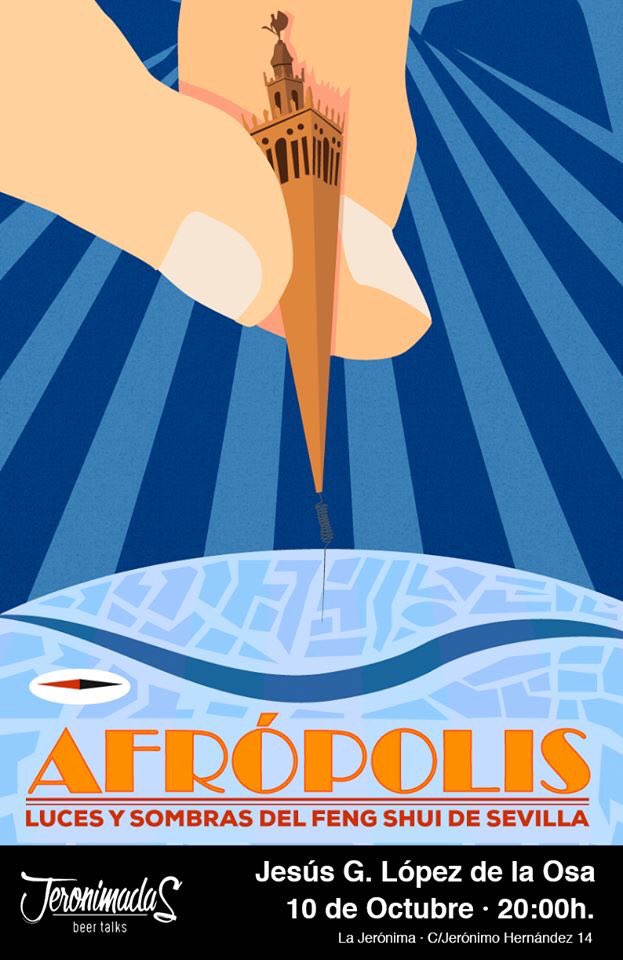 Mañana a las 20.00h de la mano de Jesús G. López de la Osa descubriremos el #fengshui de #Sevilla en la nueva edición de las #Jeronimadas