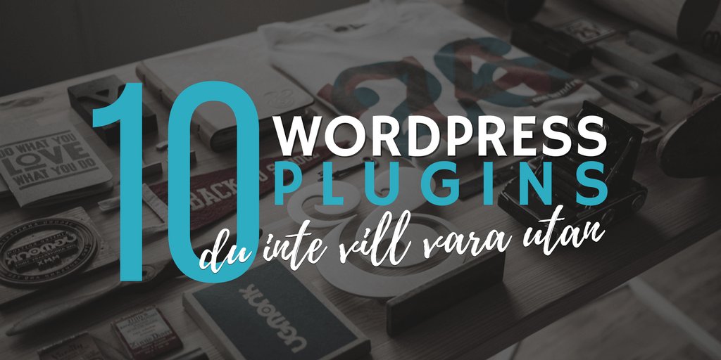 CloudaxSE's tweet photo. 10 plugins du inte vill vara utan på din WordPress hemsida https://t.co/GvkAffQB6I #företagande https://t.co/VuqzQiPmfA
