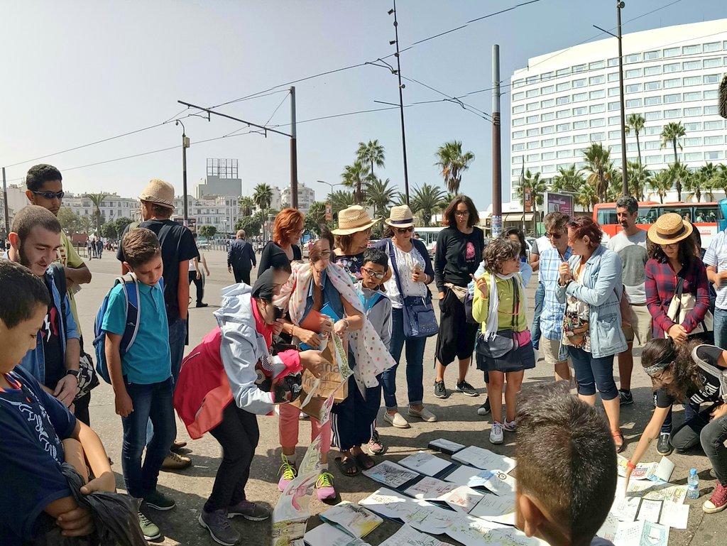 Zi_dni's tweet photo. So happy to have been part of #dessinezcasablanca ! nice weather great people amazing art!   
@wecasablanca  @IC_Casablanca https://t.co/tT6n5VmXqr