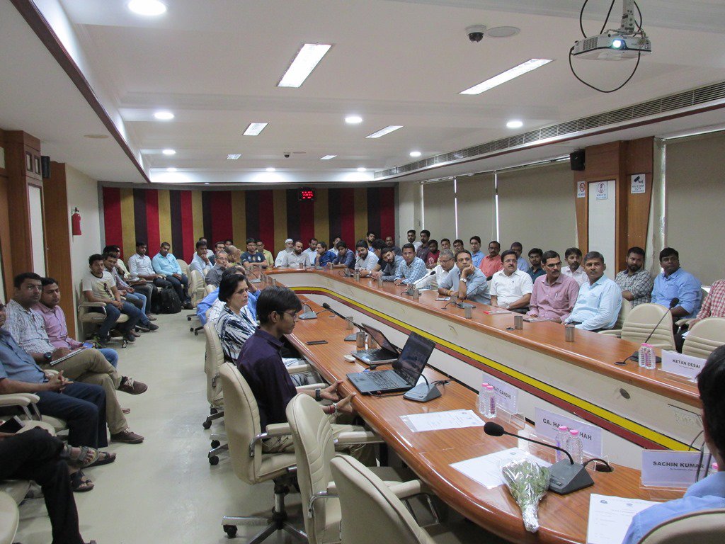 SGCCI_Surat's tweet photo. #SGCCI, #CGST &amp; #Central_Excise_Commissionerate – Surat organised #Awareness_Program on #GST #Return_Filing for #Consumer and #MSME #Sector https://t.co/IuZXGTL8K0