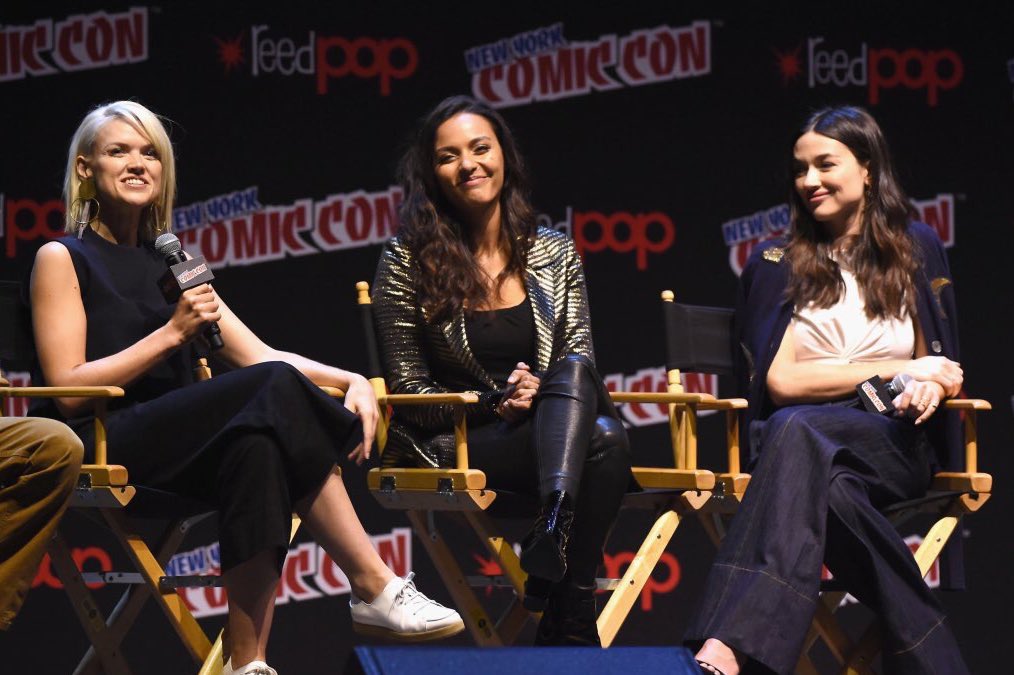 NotJLucas's tweet image. nycc panel // 17