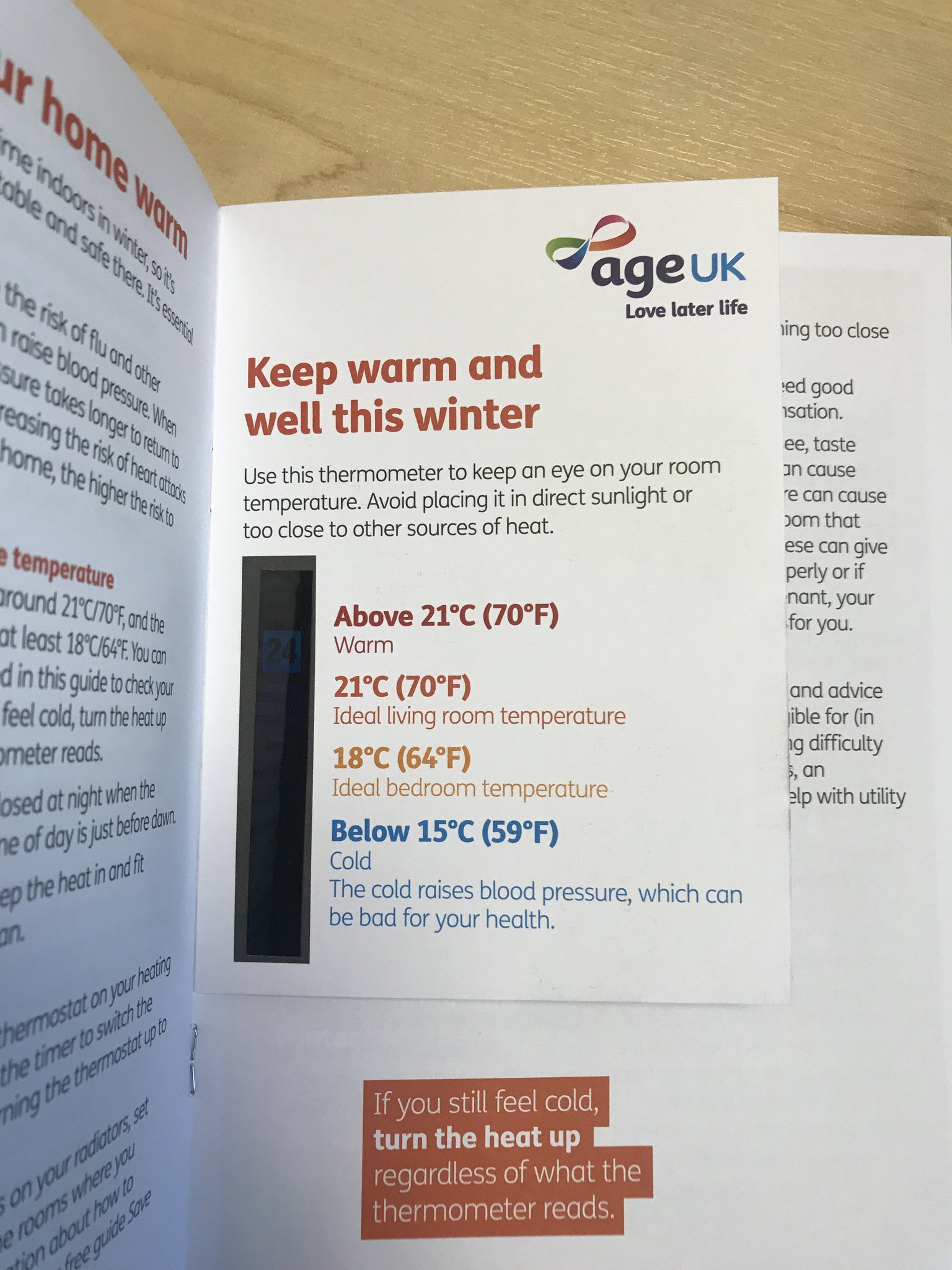 Age Uk Camden On Twitter How Warm Is Your Home Collect A