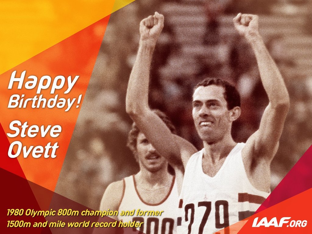 Happy birthday, Steve Ovett! 
More:  