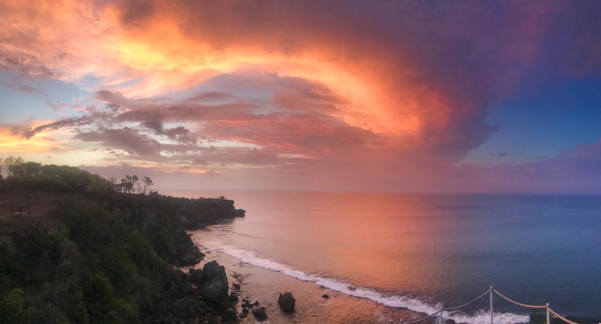 Making a film in Bali and this is in front of me. So good.