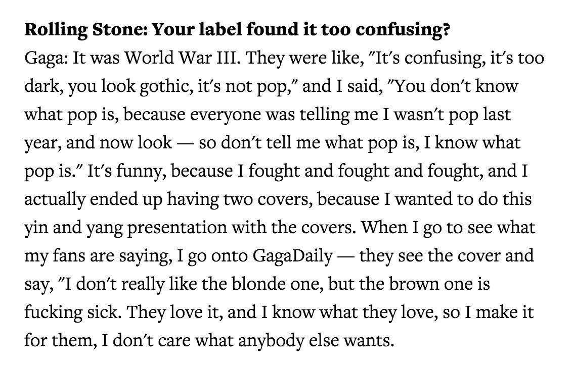 gagadaily's tweet photo. 8 years ago today @LadyGaga revealed the album covers for The Fame Monster. Here’s what she said: https://t.co/DWMys4TGhX