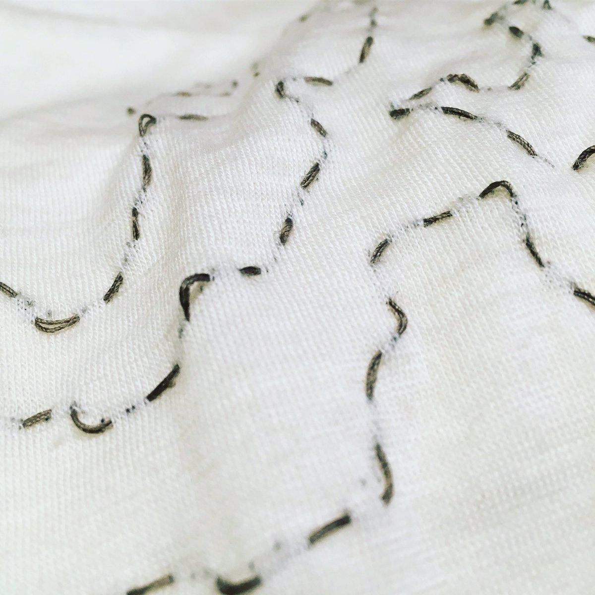 BloodyK8's tweet image. Contours in thread #ecotopo #topography #linenthread #handstitching