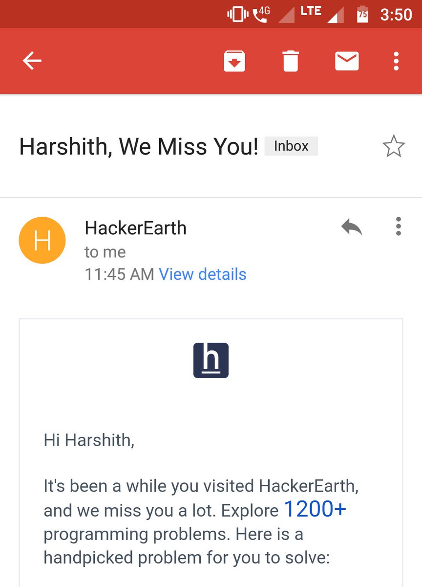 jarvis_m2's tweet image. Wrong person hacker earth!!😒
#IHateProgramming