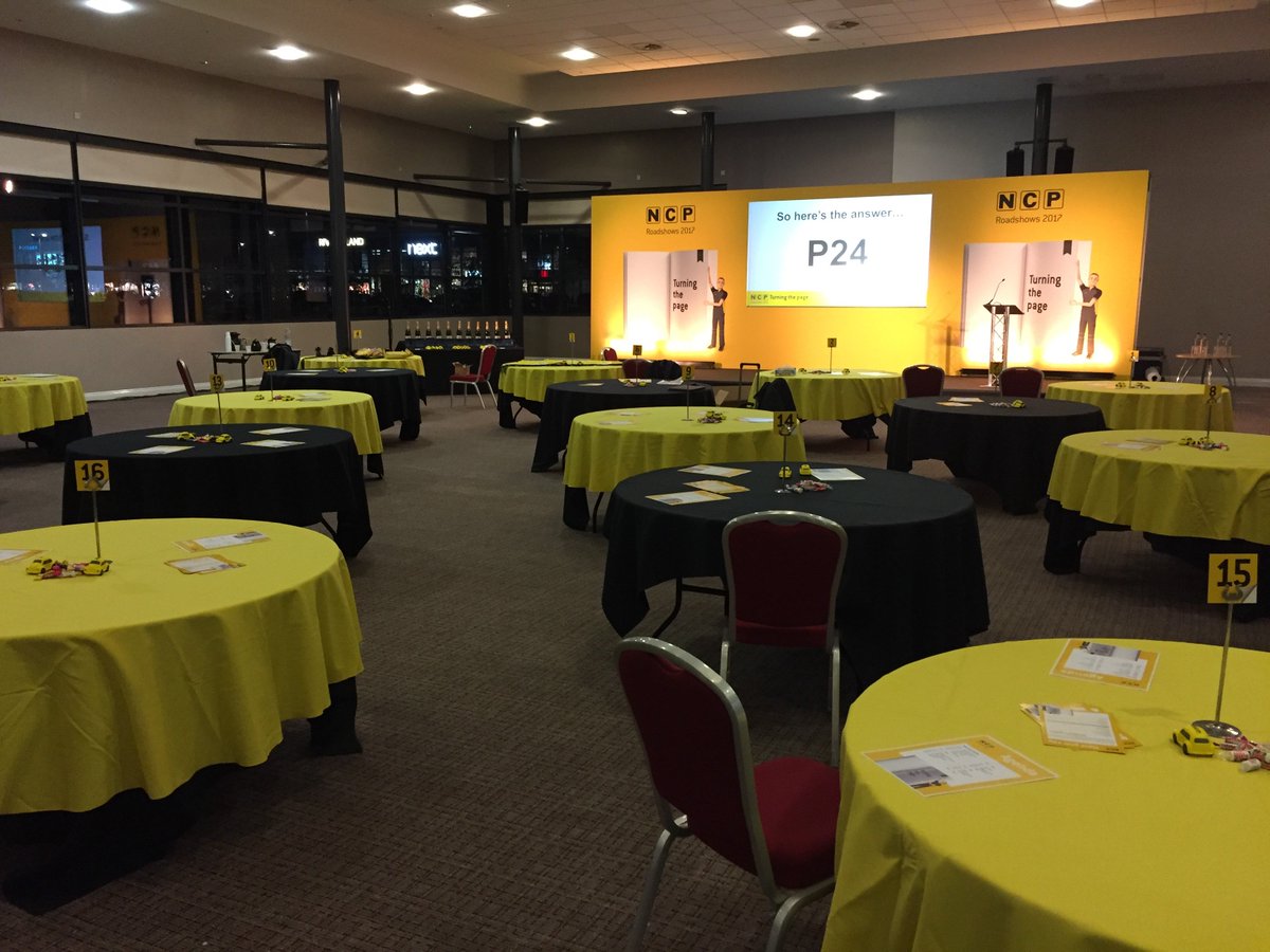 Creative Staging are working with <a href="/QCEventsLtd/">QC Events</a> on a 4 tour UK Roadshow for #NCP here's a few pic's of our event at the MK Dons Stadium.