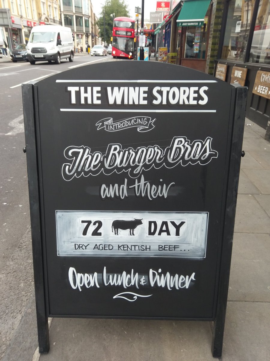 wine_stores's tweet photo. Deliciousness added to the mix from today! @BurgerBros_UK #burgers #kingscross https://t.co/FvLg7nyjix
