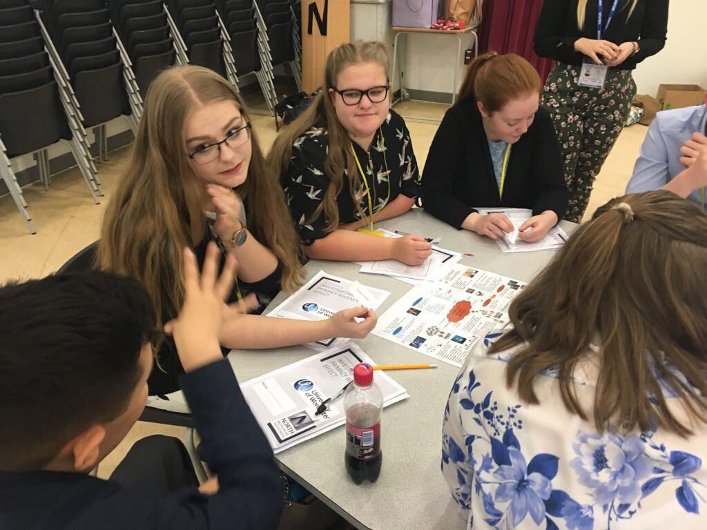 PsychologyNBHS's tweet photo. Today we welcome @worcester_uni Psychology students to deliver research methods masterclass to our Year12 https://t.co/KpLhOo8nEF