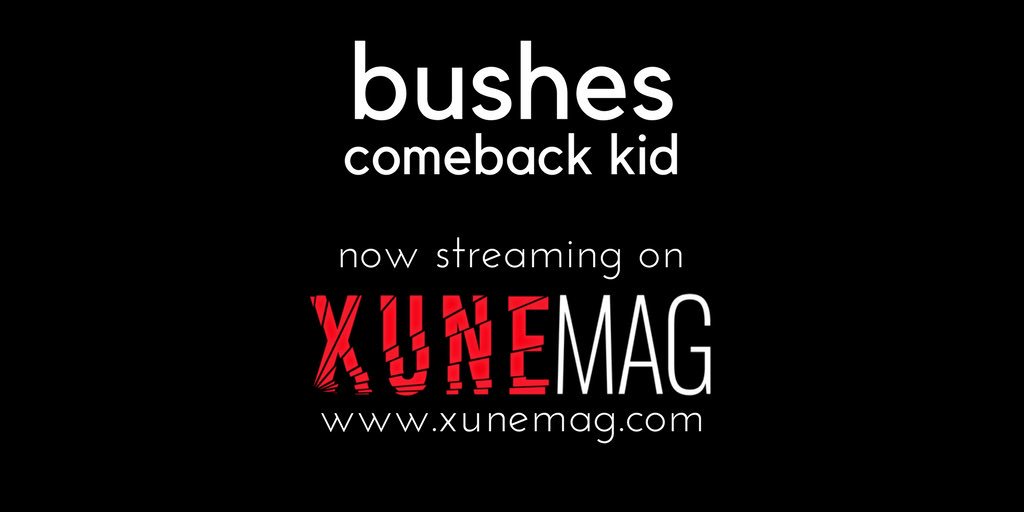 bushesband's tweet photo. We can finally share with you our debut track 'Comeback Kid', premiering on @XuneMag 

Listen now here https://t.co/MtH6lVLmEH https://t.co/i4YQB1dhKr