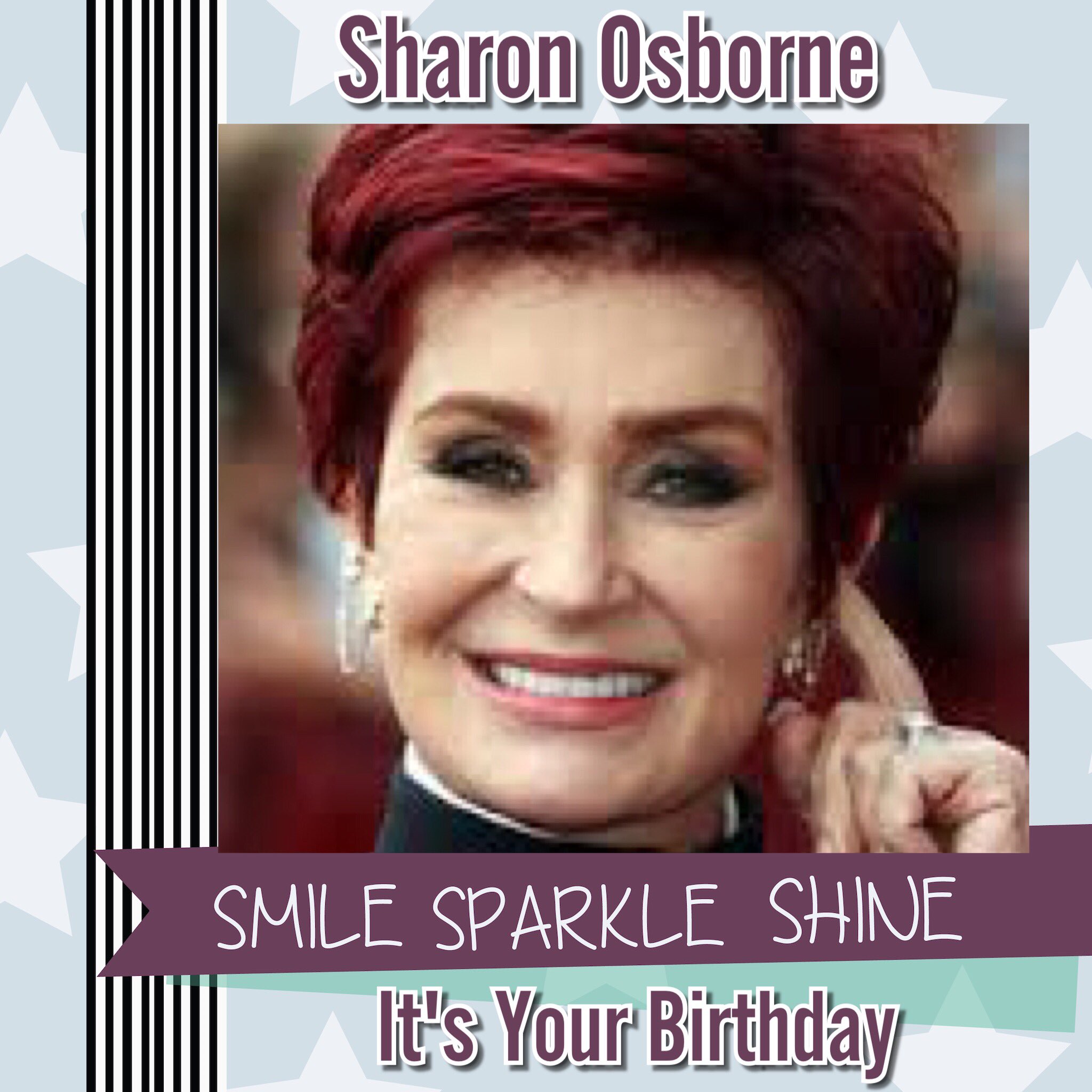 Happy Birthday to Sharon Osborne, David Cameron, Nicky Byrne, Sean Lennon & Brian Blessed    