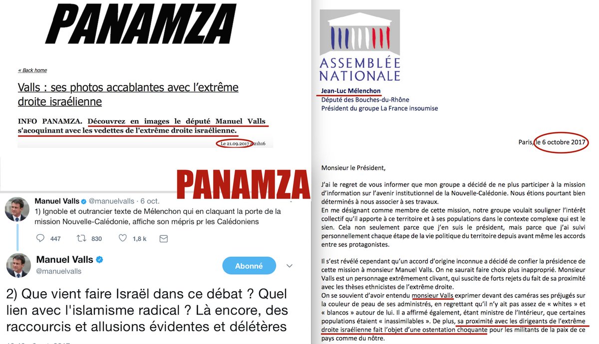 Pour tacler Valls, Mélenchon reprend un scoop de Panamza