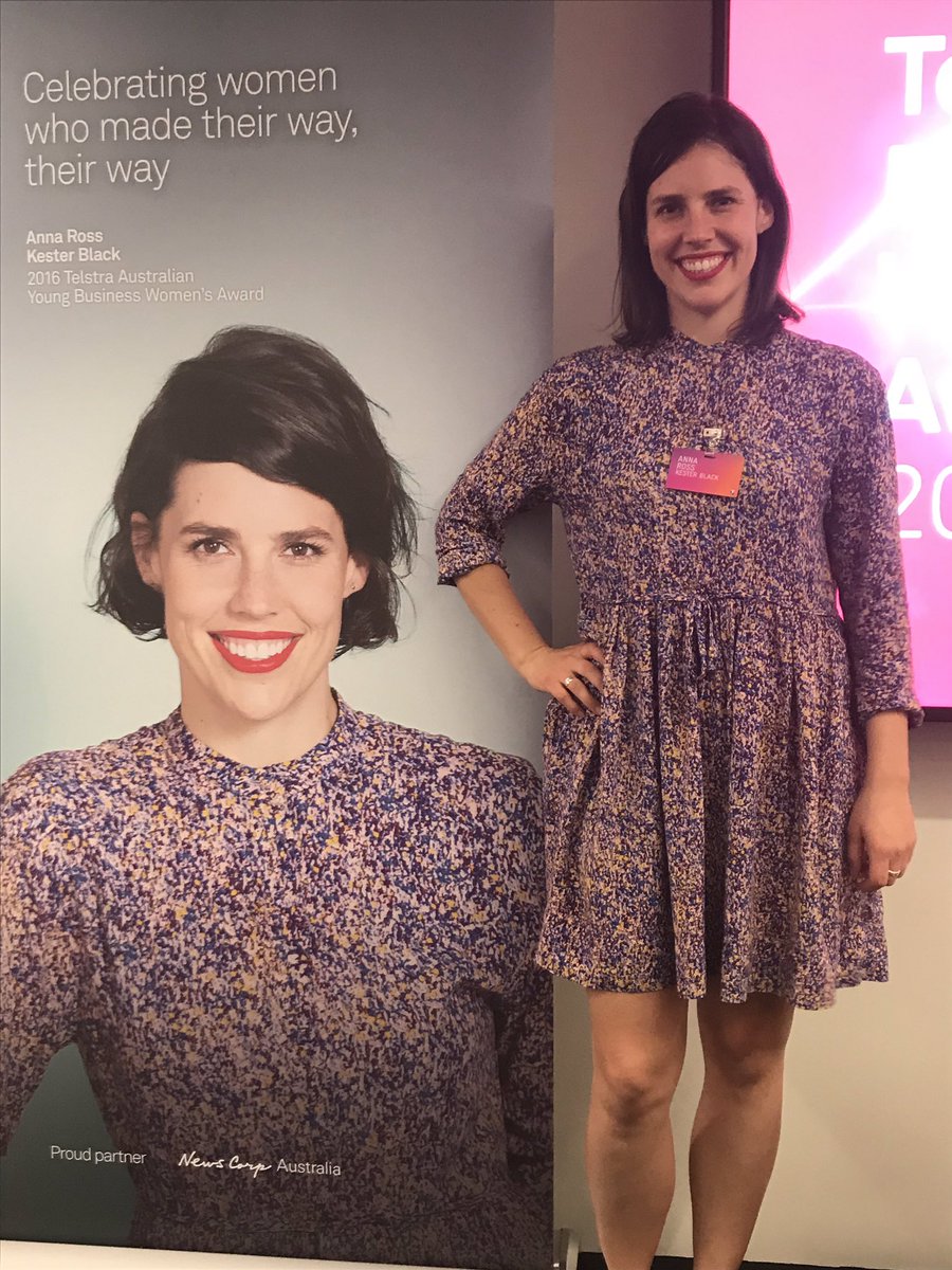 Poster girl for the #TelstraBizWomen 's awards 😂